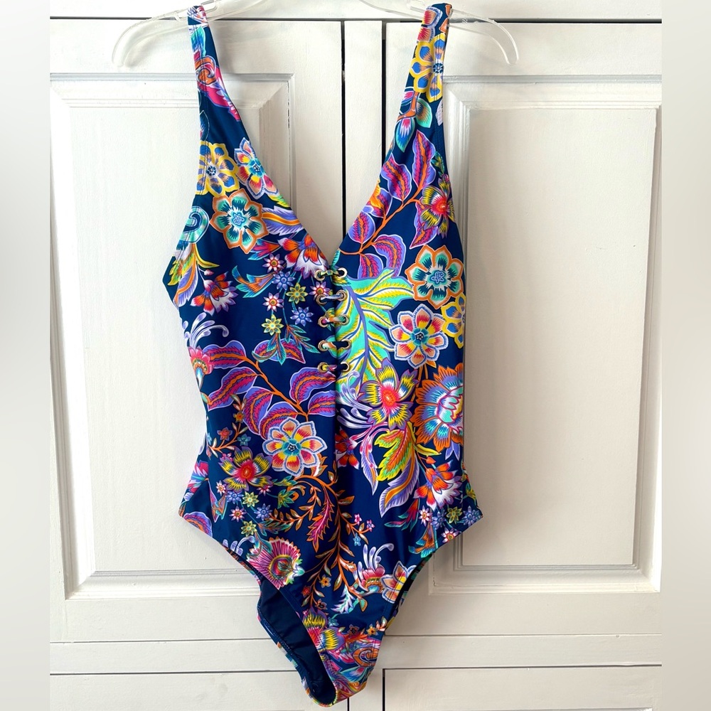 NWT BCBG Max Azria Floral Print One Piece